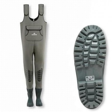 Waders CORMORAN Neopren, kaki, pentru pescuit, marimea 40/41.