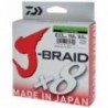 Fir textil DAIWA J-BRAID X8 CHARTREUSE 013MM/8,0KG/300M