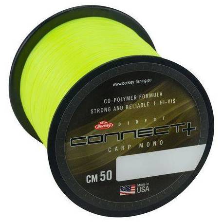 Fir monofilament BERKLEY DIRECT CONNECT CM50 GALBEN 025MM/4,5KG/1200M