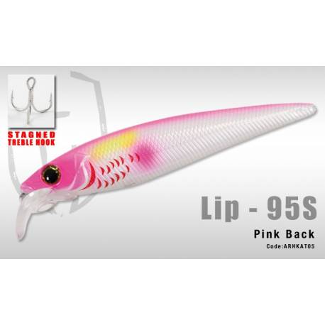 Vobler HERAKLES LIP 95S 9.5cm 12gr Pink Back