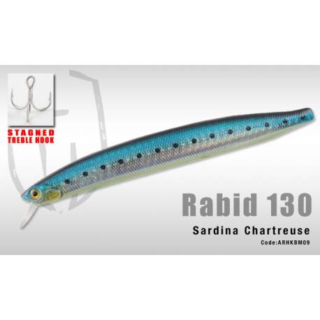 Vobler HERAKLES RABID 130SP 13cm 21gr Sardina Chartreuse