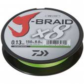 Fir textil DAIWA J-BRAID X8 CHARTREUSE 028MM/26,5KG/150M