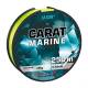 Fir monofilament JAXON Carat Marine, 250 m, 0.45 mm, 30 kg, Galben Fluo