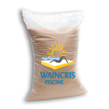 Nisip cuartos WAINCRIS pentru filtre piscine 0,4-0,8 mm 25kg