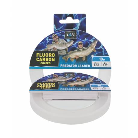 Fir fluorocarbon L&K COATED PREDATOR LEADER 10m 0,60mm 19,87kg