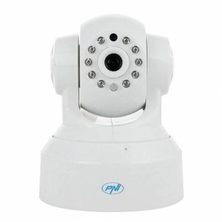 Camera supraveghere PNI SmartHome SM460 pan & tilt 720p controlabila prin internet, inregistreaza foto-video pe telefon