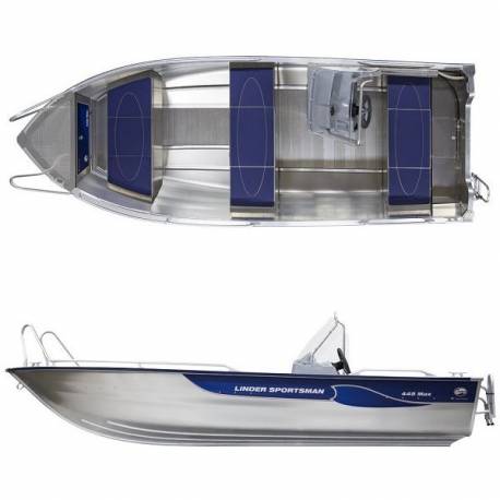 Barca aluminiu LINDER 445 SPORTSMAN Max Facelift