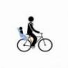 Scaun pentru copii, cu montare pe bicicleta in spate - Thule Yepp Maxi Frame-mounted Silver