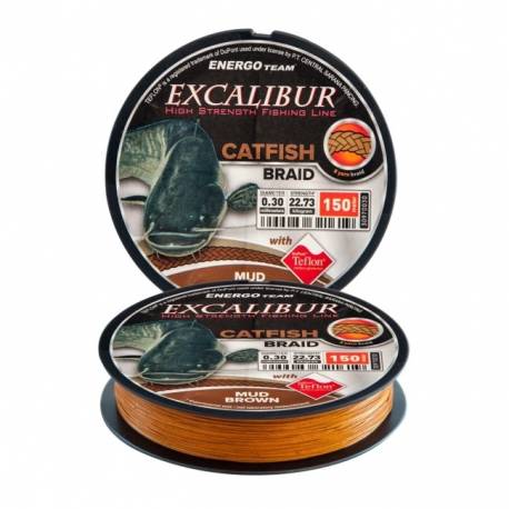 Fir textil ENERGOTEAM EXCALIBUR CATFISH 8YARN BRAID 150M 0,60MM 59.09KG