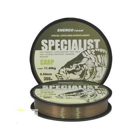 Fir monofilament ENERGOTEAM SPECIALIST CARP 0,35mm 300m 14.7kg