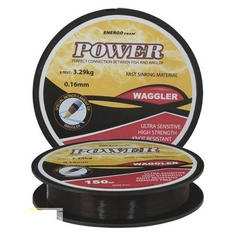 Fir monofilament ENERGOTEAM POWER WAGGLER 0,18mm 150m 3.92kg