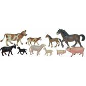 Animale domestice cu puii set de 10 figurine Miniland