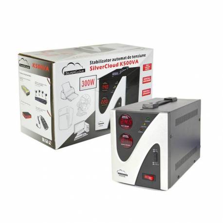 Stabilizator de tensiune SilverCloud 500VA 300W