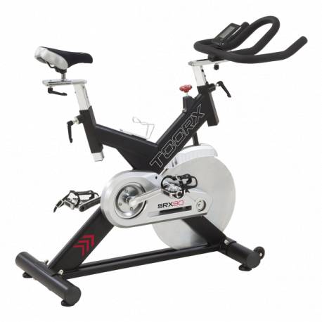 Bicicleta de spinning TOORX SRX-90, volanta 24kg, max. 140kg