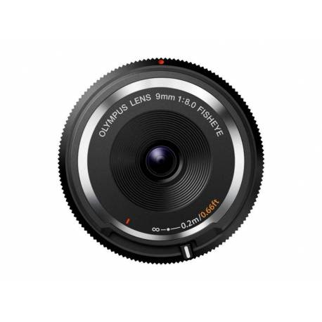 Obiectiv OLYMPUS Body Cap Lens 9mm 1:8.0 fisheye, black