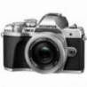Camera foto mirrorless OLYMPUS E-M10 MARK III 16.1 MP, silver + obiectiv EZ-M1442 IIR silver