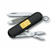 Briceag multifunctional VICTORINOX Classic cu lingou aur 24k 1 gr