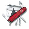 Briceag multifunctional VICTORINOX Cyber Tool 34, rosu transparent, 34 functii