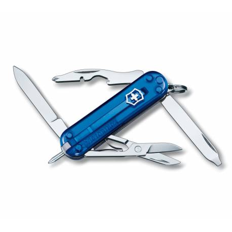 Briceag multifunctional VICTORINOX Manager, albastru transparent 0.6365.T2