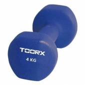 Gantera neopren TOORX 4kg, albastru