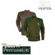 Pulover TREESCO, kaki, cu broderie, pentru vanatoare, marimea 2XL