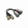 Set 2 adaptori CCTV PNI 201C Video Balun Pasiv BNC pe fir 600m pt. cablu CAT5