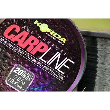 Fir monofilament KORDA CARP 043MM/20LB/1000M