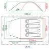 Cort camping COLEMAN Drake 4, 4 persoane