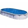 Kit piscina ovala cu pereti albi ф1000x120cm, structura si pereti metalici GRE