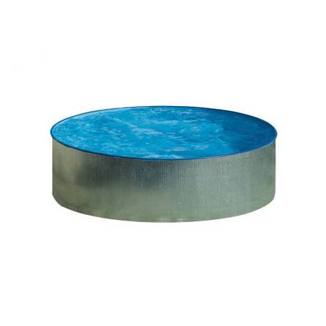 Kit piscina rotunda cu pereti galvanizati ф350x90cm, pereti metalici GRE