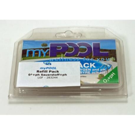 Refill pentru tester cu pastile pH si oxigen activ myPool