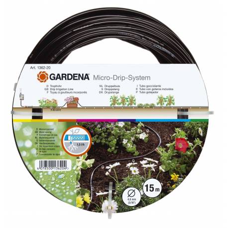 Set conducta Micro-Irigare de suprafata 4,6mm/15m set complet GARDENA 1362