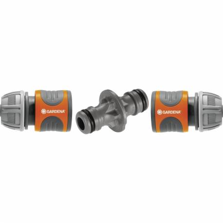 Set conectori pentru furtun 13MM (1/2"), 15MM (5/8") si niplu intermediar GARDENA 18283