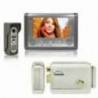 Kit interfon video SILVERCLOUD House 715 cu ecran LCD de 7 inch si Yala electromagnetica SILVERCLOUD YR300