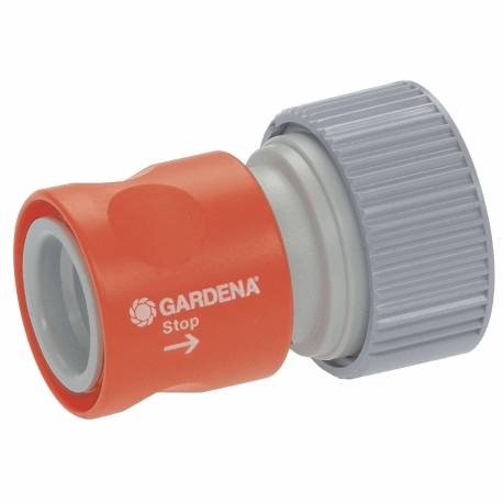 Mufa furtun 3/4" cu stop Profi GARDENA 2814