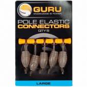 Conectori elastic GURU marimea L, 5 buc/plic