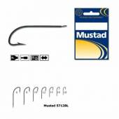 Carlig stationar Mustad Crystal M5712BL, Negru, Nr. 12, 10 buc/plic