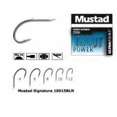 Carlig stationar Mustad, Nichel Negru, Forjat, nr. 10, 10 buc/plic