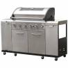 Bucatarie pe gaz GRILL CHEF By Landmann 12120, 6+1 arzatoare inox