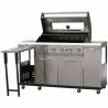 Bucatarie pe gaz GRILL CHEF By Landmann 12120, 6+1 arzatoare inox