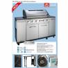 Bucatarie pe gaz GRILL CHEF By Landmann 12120, 6+1 arzatoare inox