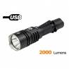Lanterna profesionala de vanatoare Acebeam L16, 2000 lm, 603 m, incarcare USB