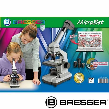 Set microscop pentru copii BRESSER JUNIOR 40X-1024X 8855000