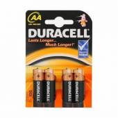 Baterie alcalina Duracell Basic AA sau R6 cod 81480573, blister 4 bucati