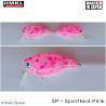 Vobler HMKL Crank 33TR Floating, 3.3cm/2.5gr, (custom painted) SP, Spotted Pink, 2buc/pac