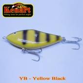 Vobler KENART Dancer Floating 7cm/18gr, YB, Yellow Black