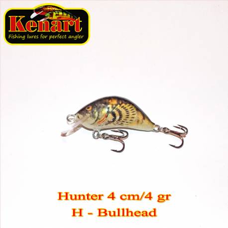Vobler KENART Hunter Floating, 4cm/4gr, H, Bullhead