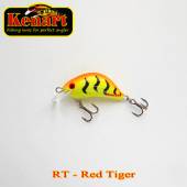 Vobler KENART Hunter Floating, 4cm/4gr, RT, Red Tiger