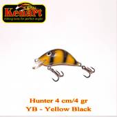 Vobler KENART Hunter Floating, 4cm/4gr, YB, Yellow Black