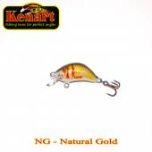 Vobler KENART Hunter Floating, 2cm/1.5gr, NG, Natural Gold